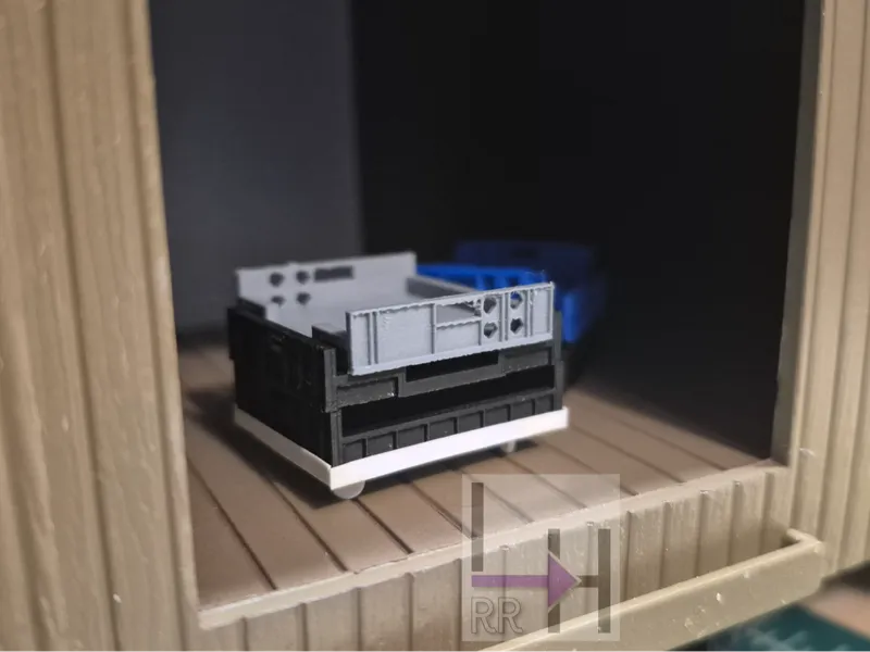 Bakery Crate (simple) 1:24 scale - minimal support