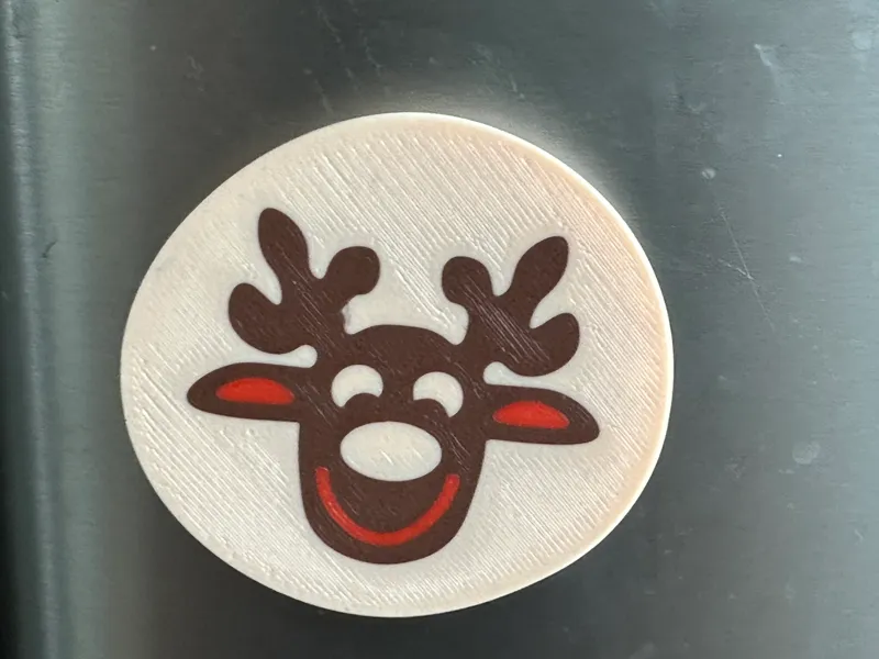 Pillsbury Christmas Reindeer Cookie Captive Magnet
