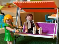 Balancelle de jardin miniature (Hollywood swing) — photo 1
