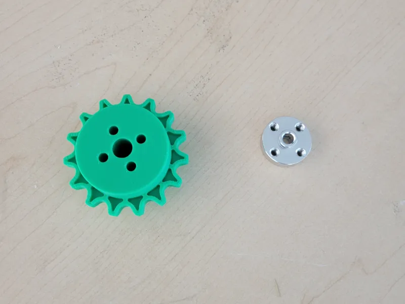 vex truck sprocket to tetrix