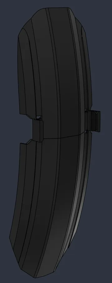 Modelo para impresión 3D: Cube Stereo Hybrid One '26 Schutzblech hinten — vista de referencia 4