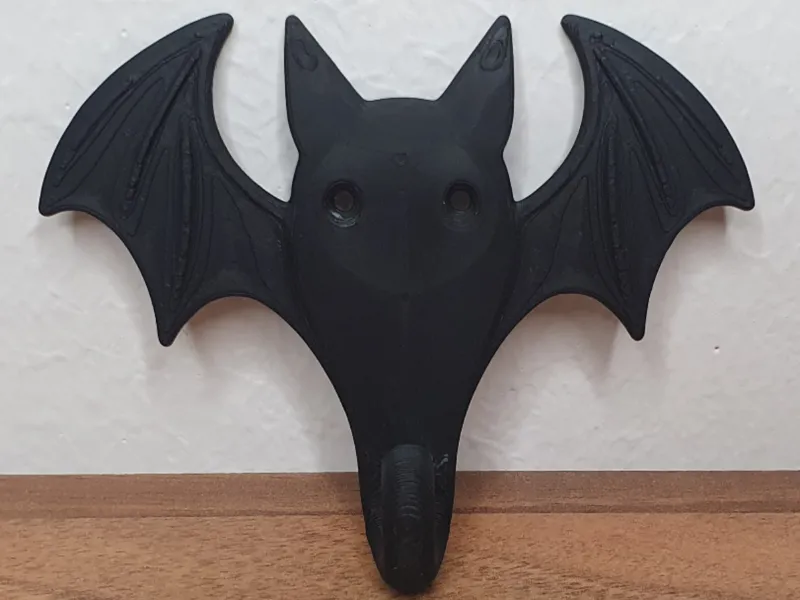 Fledermaus-Wandhaken – stylischer Haken 