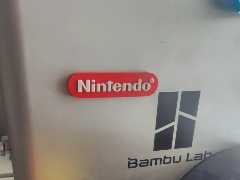 Nintendo logo fridge magnet