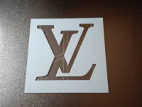 Pochoir logo Louis Vuitton — photo 2