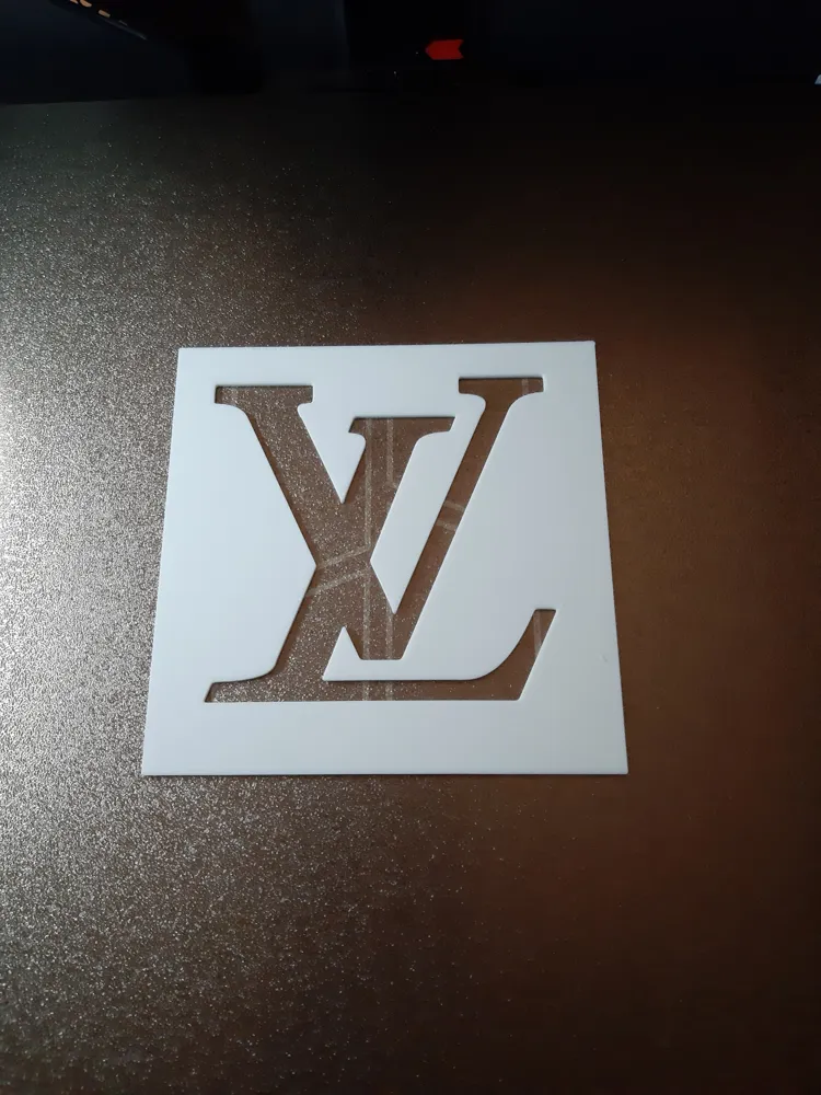Louis Vuitton stencil by Games and Songs MakerWorld: Download Free 3D ...