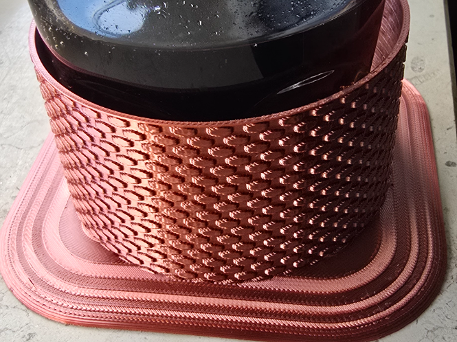 Elegant Woven Mug Coaster & Holder with Handle