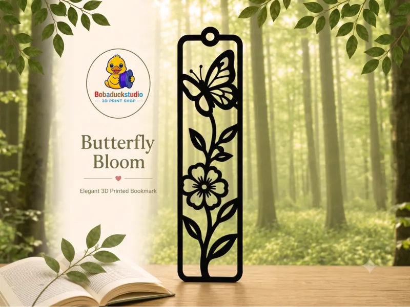 Butterfly Bloom Bookmark