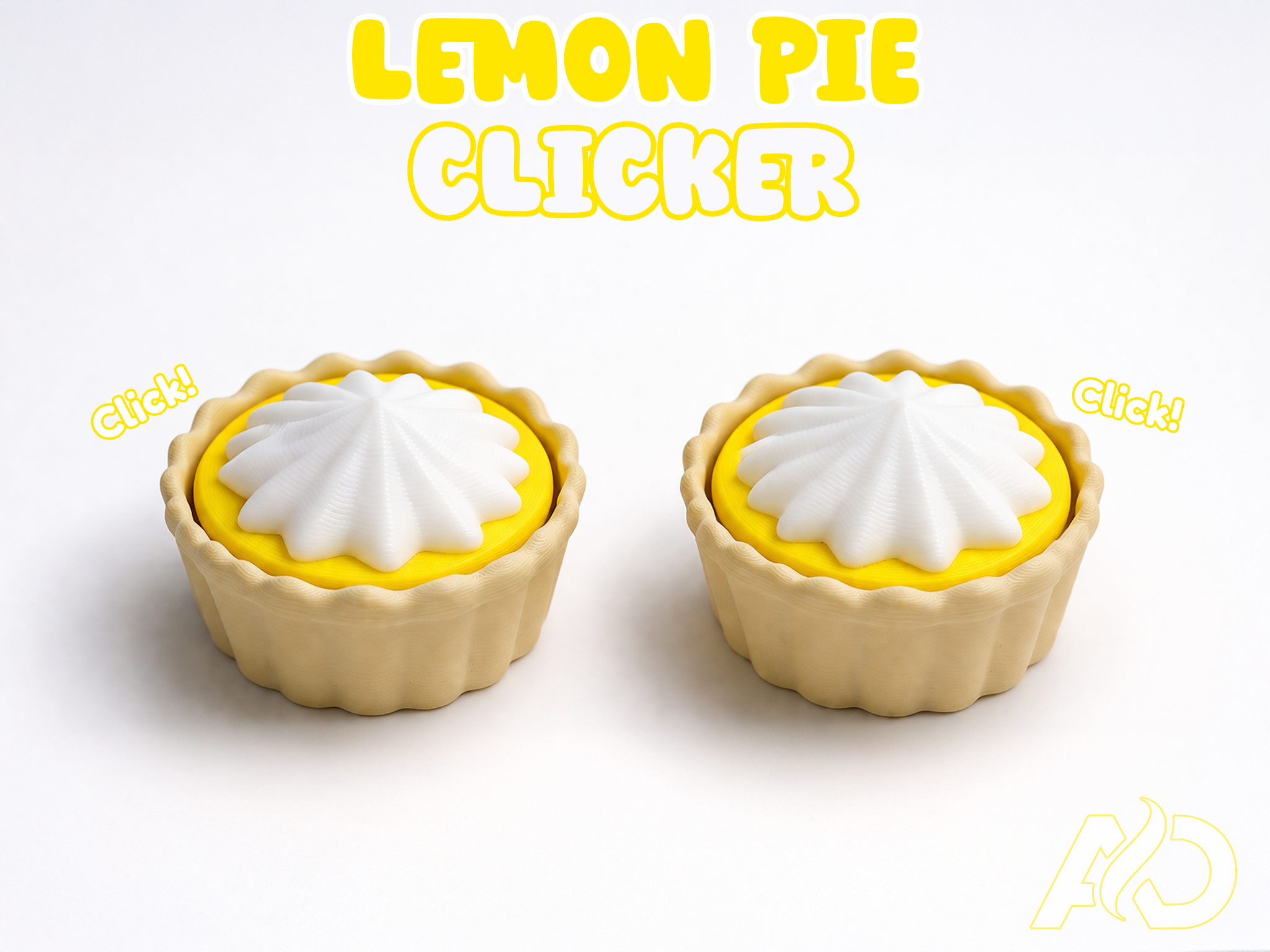 Miniatura 1 do modelo 3D LEMON PIE CLICKER
