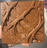 0.28mm layer, 2 walls, 5% infill 16,5x16x1,8