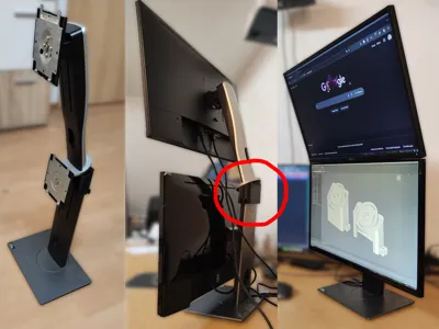 Stackable Monitor Mount Adapter for Dell Stands
