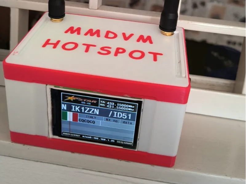 Case Hotspot MMDVM Dual + Display Nextion