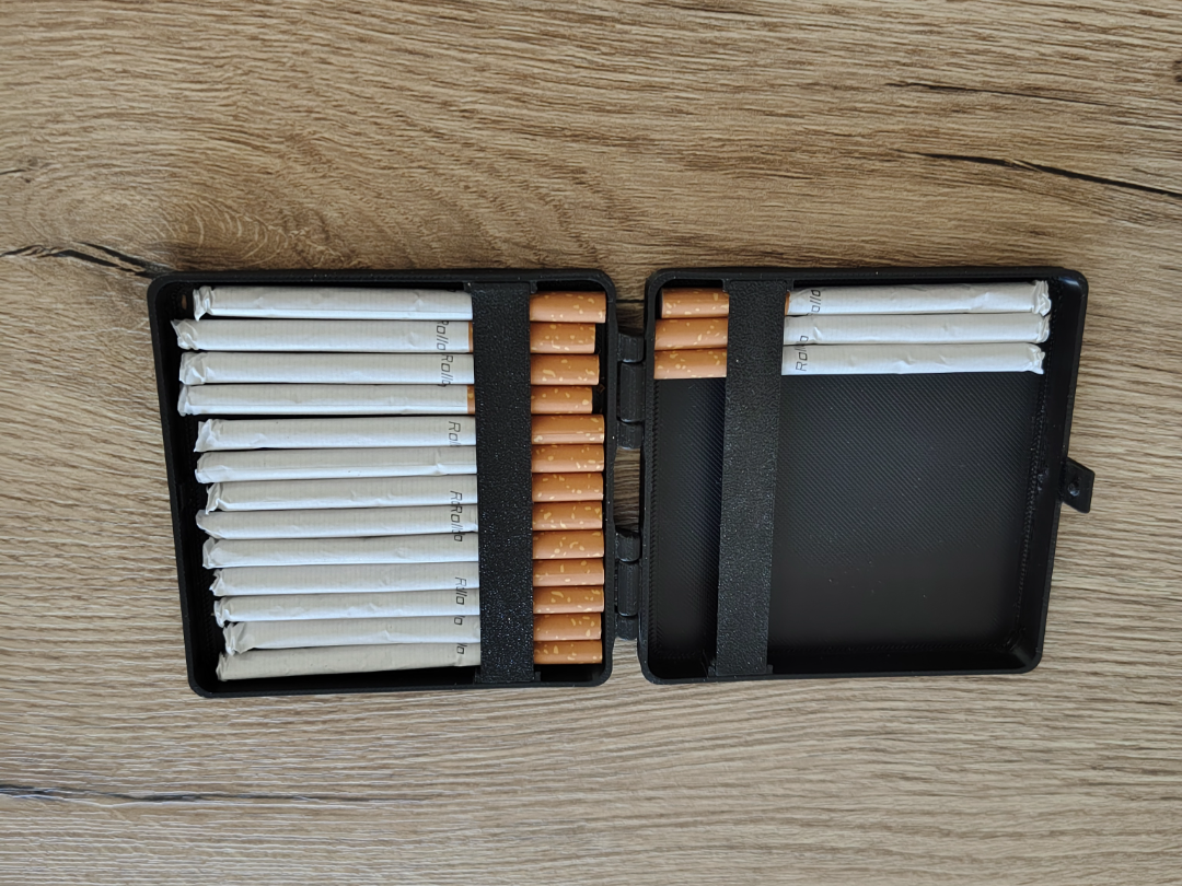 Tobacco case for micro slim tubes (5.5mm x 80mm)