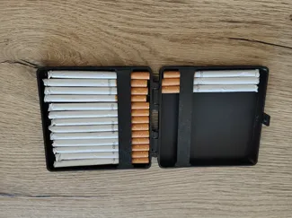 Tobacco case for micro slim tubes (5.5mm x 80mm)