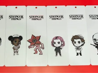 Marque‑pages Stranger Things – Pack 8 (3MF)