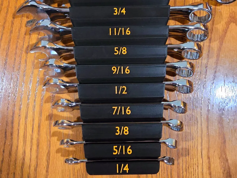 SAE Wrench Organizer
