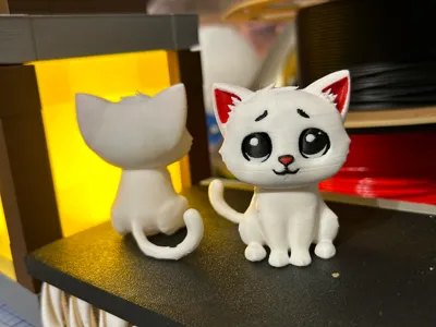 Cute Cat Figurine