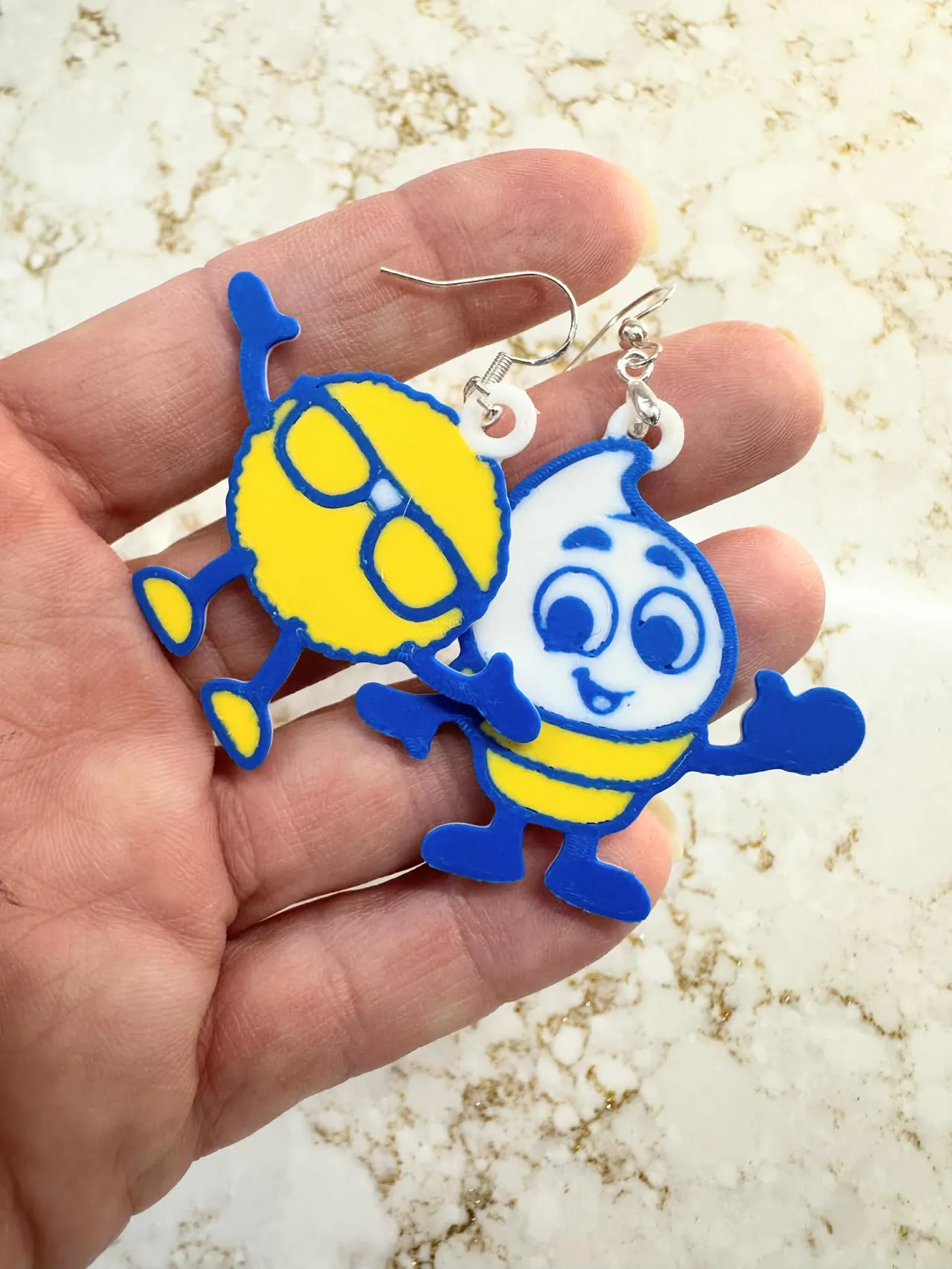 Culver's Ice-cream and Cheese Curd Earrings view 3