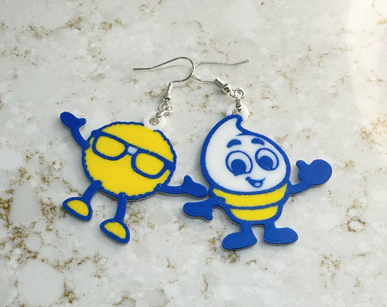 Culver's Ice-cream and Cheese Curd Earrings view 2
