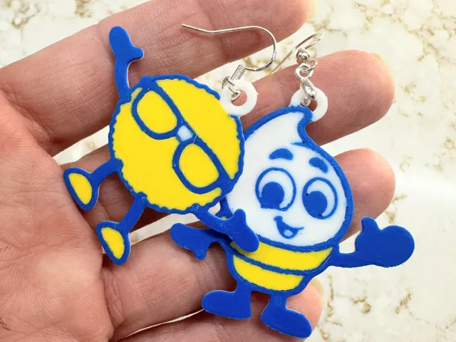 Culver's Ice-cream and Cheese Curd Earrings