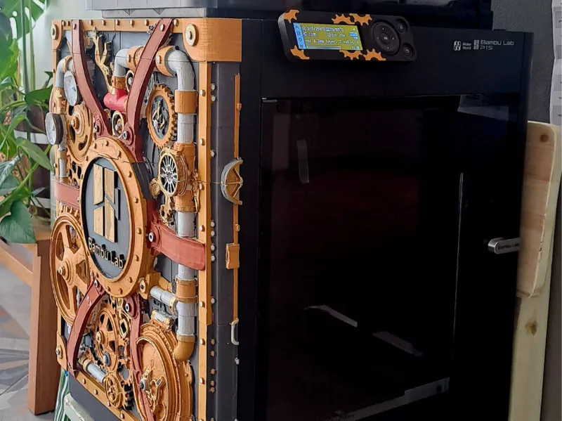 P/X series steampunk wall panel
