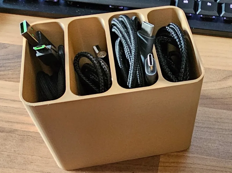 Stackable Draw Organiser - USB Cable Companion