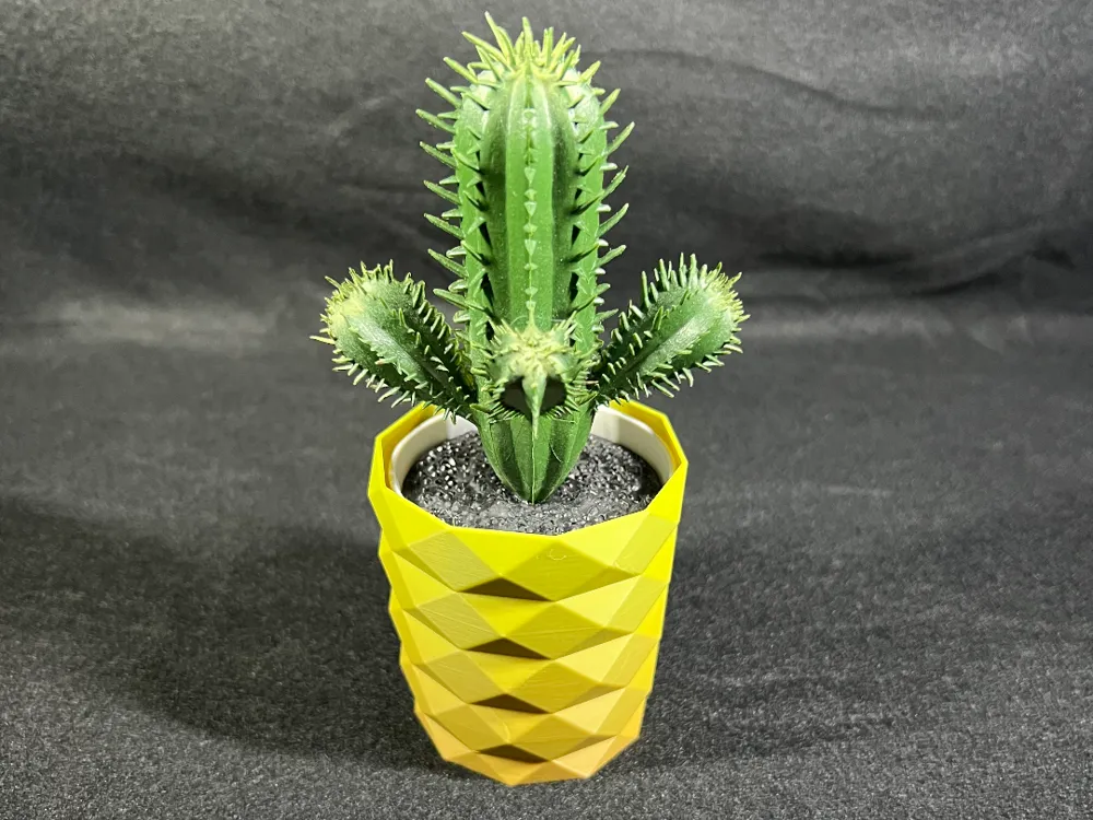 IKEA Cactus Vase Low Poly - Free 3D Print Model - MakerWorld