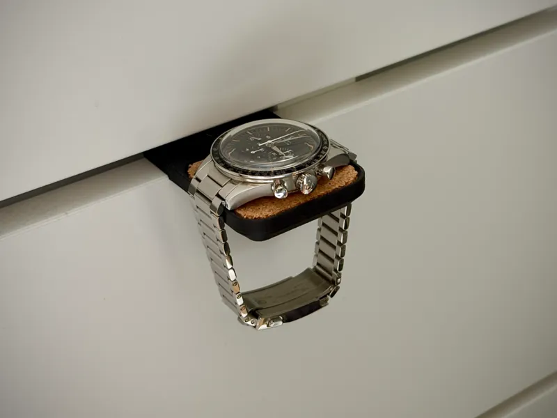 NORDLI Ikea Headboard Watch shelf with cork insert