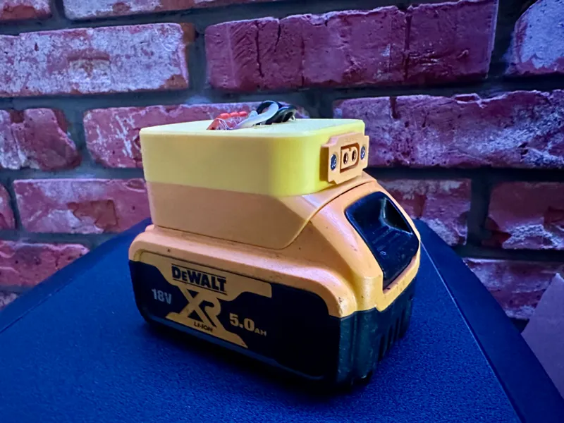 Dewalt battery adapter XT60 and Wago