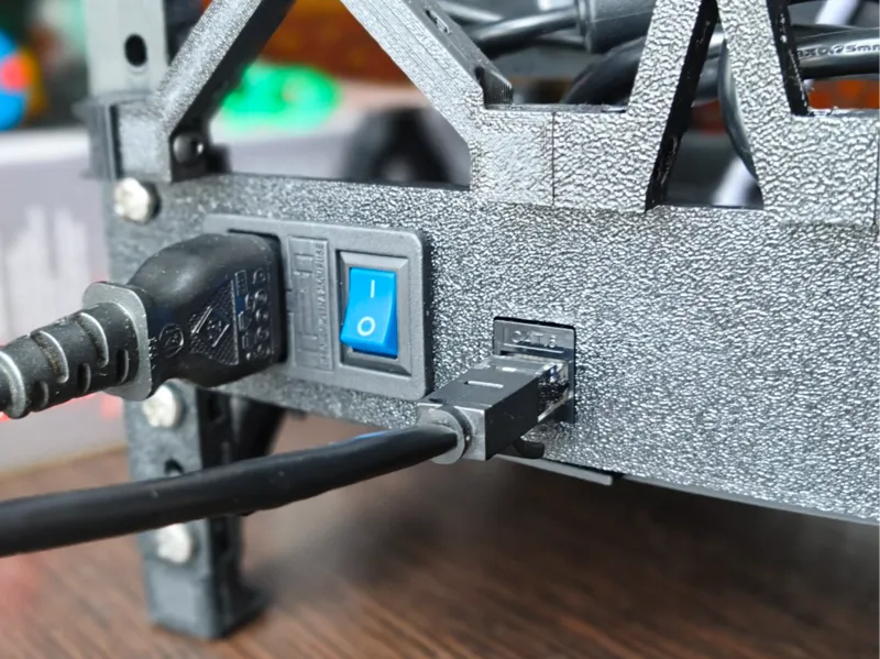 10-inch Rack Mount 1U AC Keystone RJ45 Backplate