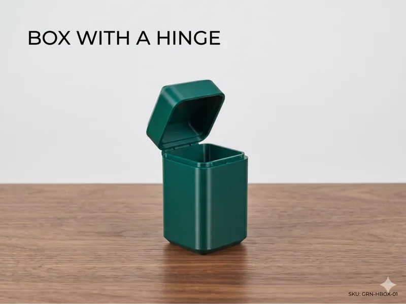 BOX WITH A HINGE