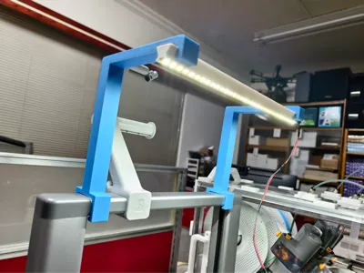 A1 LED Strip and Bracket Modified to Front