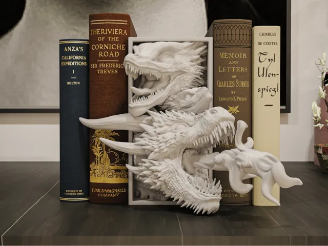 Drogon Book Nook and Wall Mount