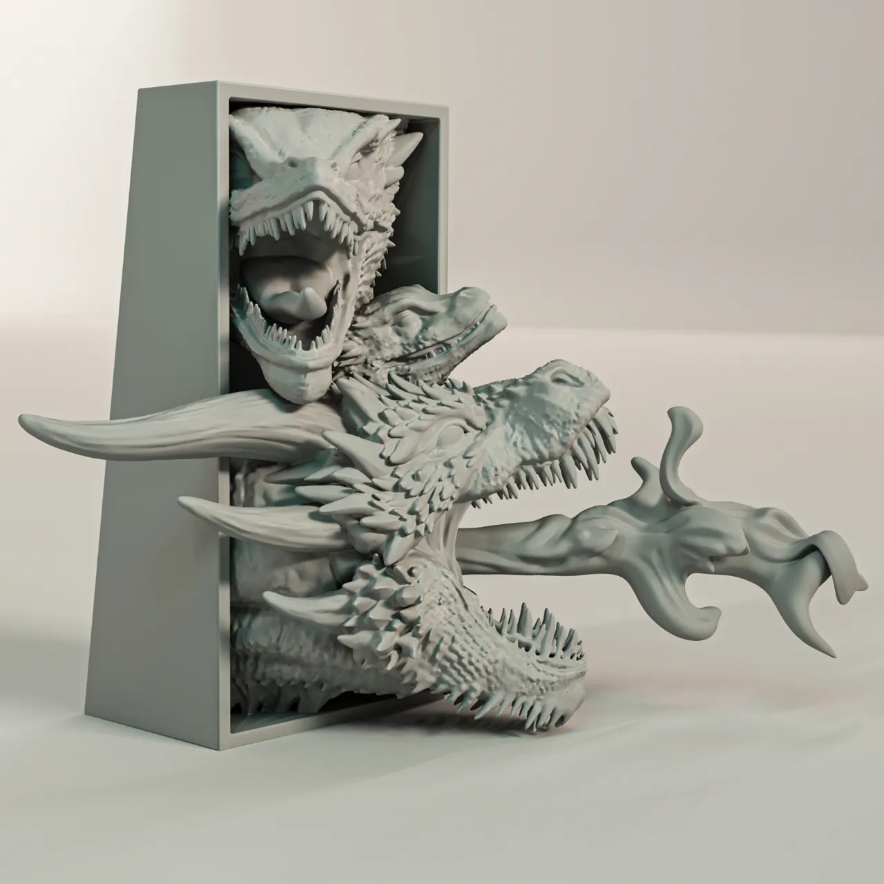 Drogon Book Nook and Wall Mount view 3