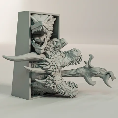 Drogon Book Nook and Wall Mount view 3