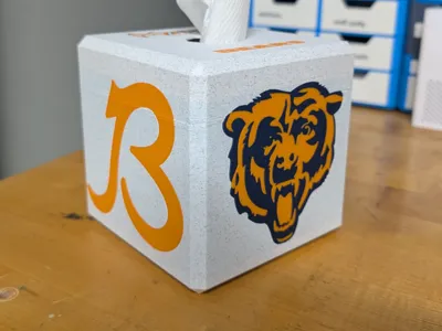 Bears toilet paper tissue box