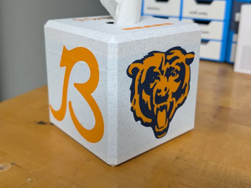 Bears toilet paper tissue box