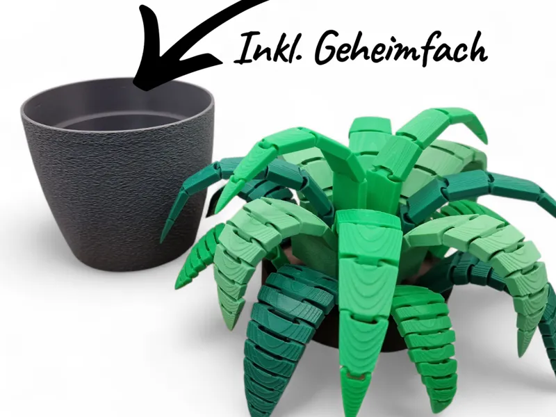 Grüne Flexi Pflanze