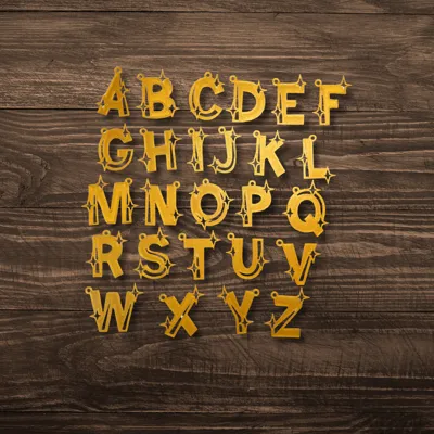 Alphabet Keychains