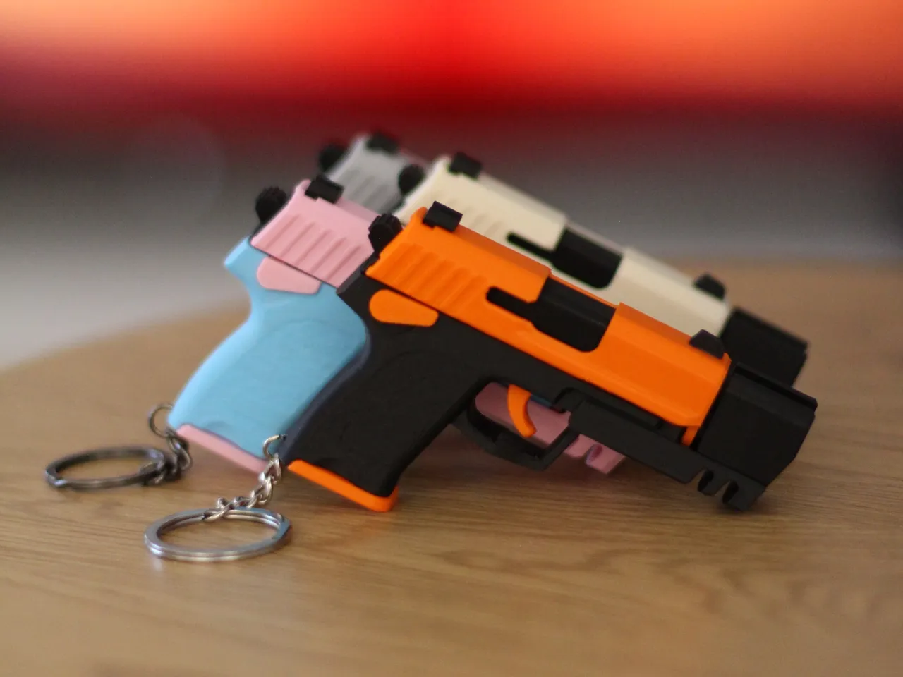 HK USP Match Fidget Keychain – Slide-Action Toy view 3