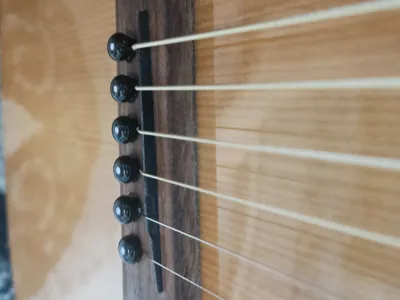 Hoyer Western Guitar Bridge Bone