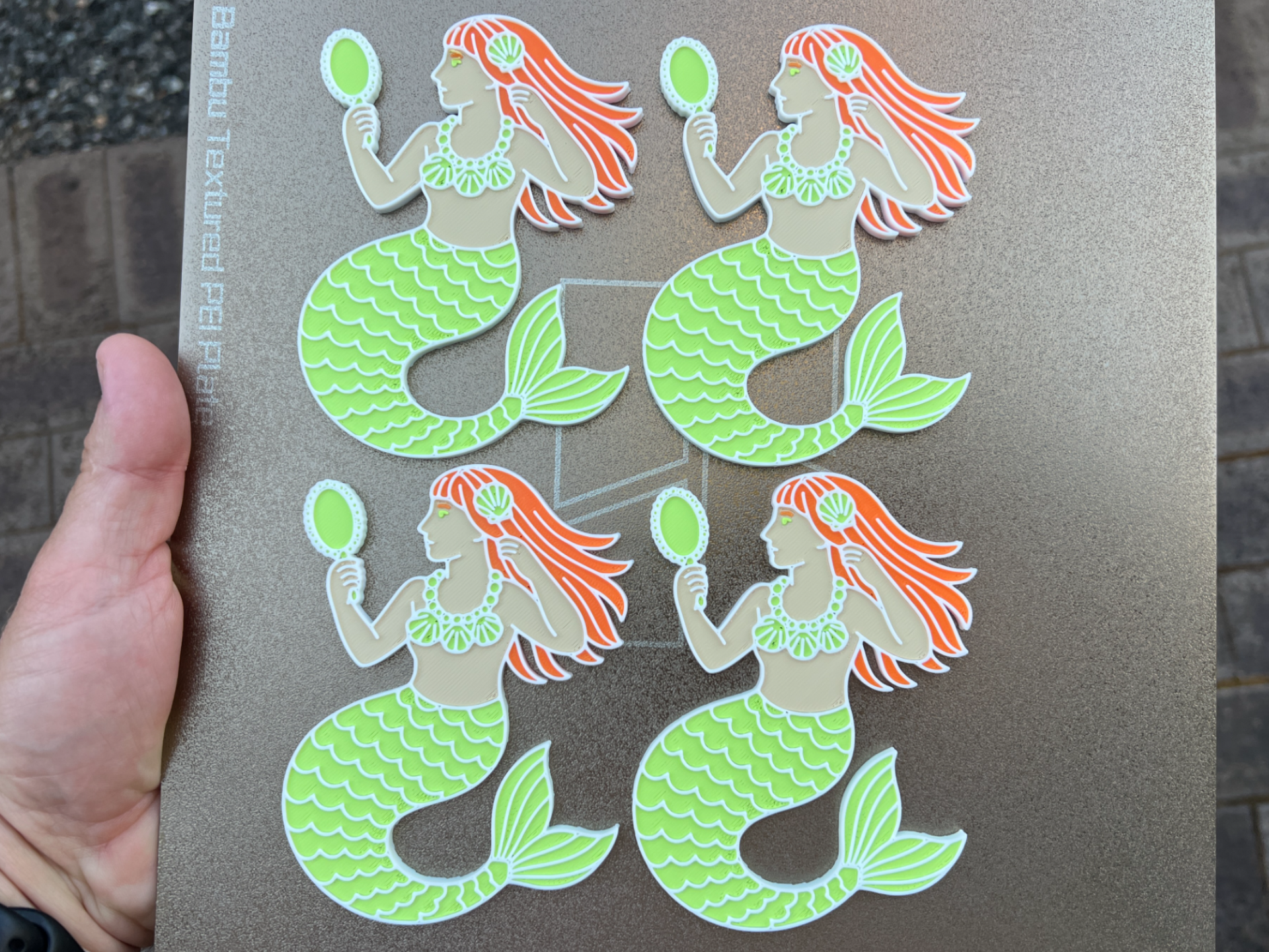 Mermaid Secret Seahorse Tactile story Prop