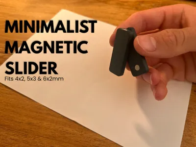 Minimalist Magnetic Fidget Slider (Less than 5g)