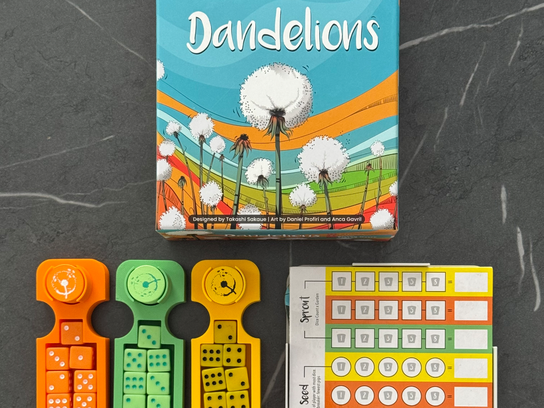 Dandelions - Board Game Insert