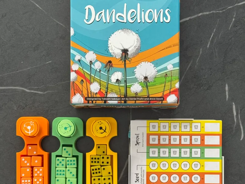 Dandelions - Board Game Insert