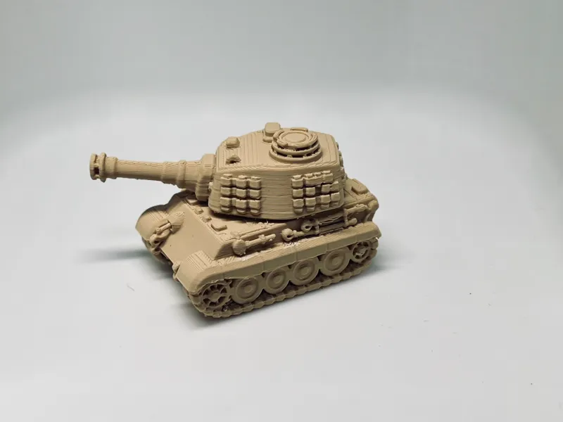 Cute King Tiger Tank