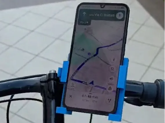 Supporto telefono per bici-moto-scooter