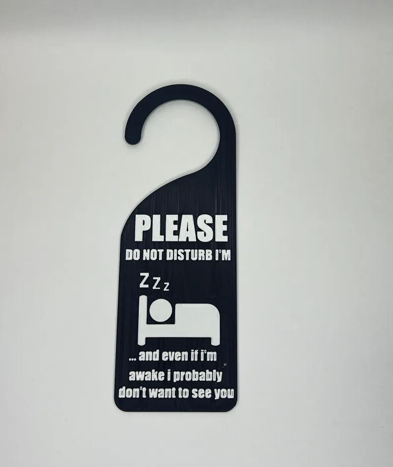 Doorknob Hanger (SLEEPING)