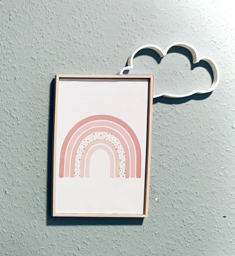 Kids picture frame ornament