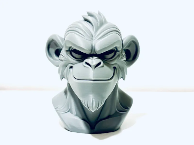 Monkey - Bust Sculpture