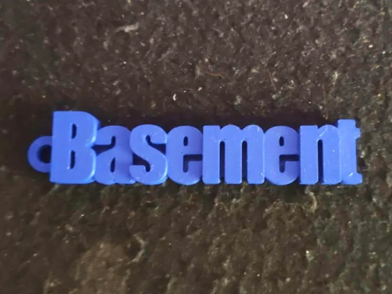 Basement keychain home